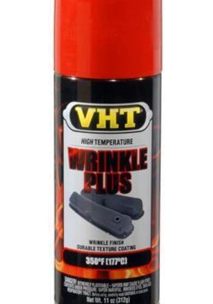 VHT SP204 Wrinkle Plus Coating Spray Paint - Red, 11 oz - Image 1